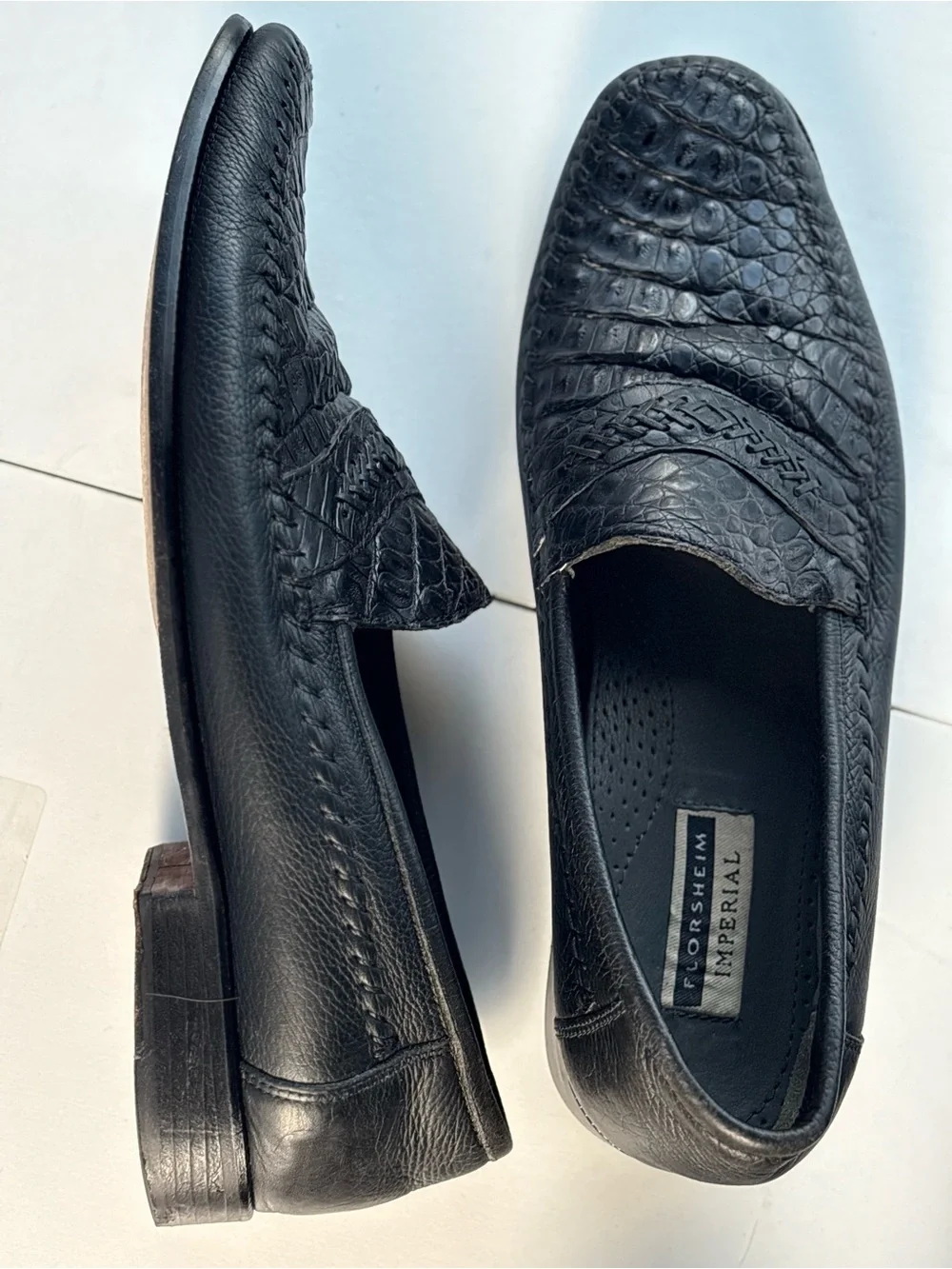 Florsheim croc embossed